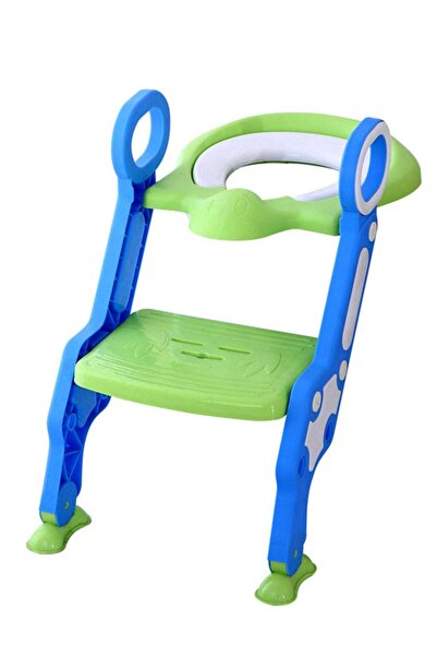Eazy Kids Step Stool Foldable Potty Trainer Seat Green