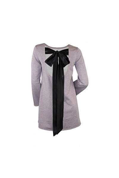 Atelier Anca Socolovschi Lilac dress with bare back and black bow