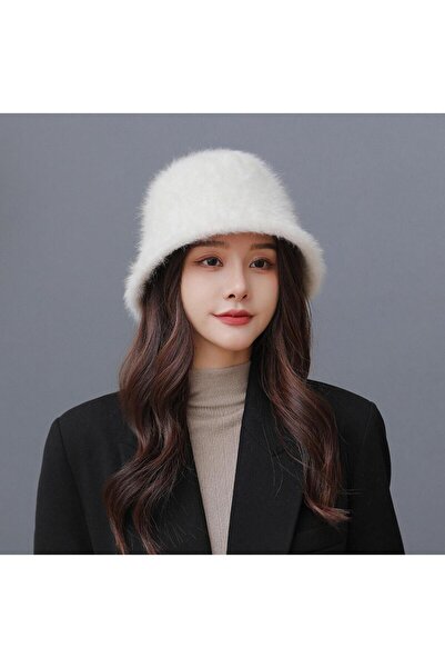 Wearflawless Trend Faux Fur Pinterest Model White Hat, Beanie