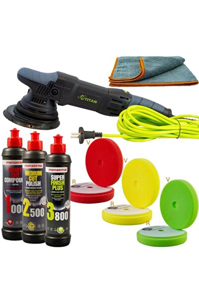 Titan Masina de polishat TDA15,1050 W 15 mm + menzerna, bureti, pasta polish ...