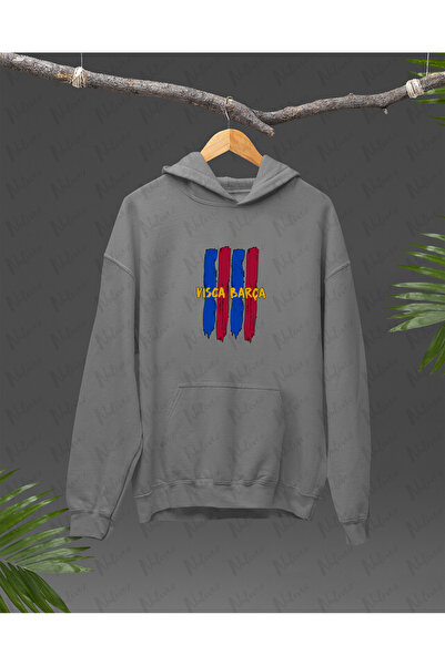 Nulivez هوديي كبير الحجم للجنسين عالي الجودة مطبوع بتصميم برشلونة