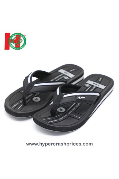 kito Kito Men's Summer Slippers with Non-Slip Toe for Shower and Beach