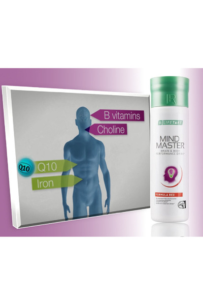 LR Health & Beauty Nutritional supplement, anti-stress, Mind Master, Formula Red, 500 ml