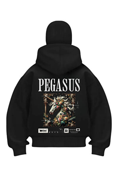 1blood سترة بيجاسوس مطبوعة باللون الأسود على شكل قناع ثلج الساموراي