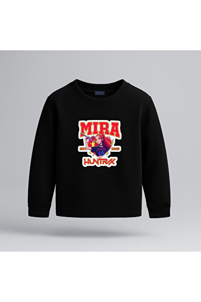 Kpop Demon Hunters Hunterix Mira Long Sleeve Printed Girl T-Shirt 4-13 Years