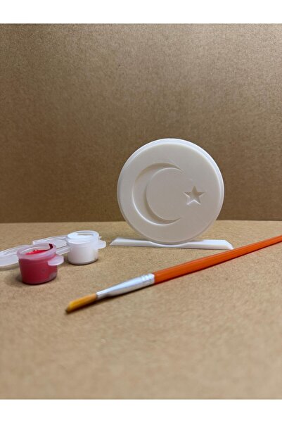 Nenya 30'lu SINIF ETKİNLİĞİ İÇİN KIRILMAZ 3D TÜRK BAYRAĞI VE BOYA SETİ EĞİTİC...