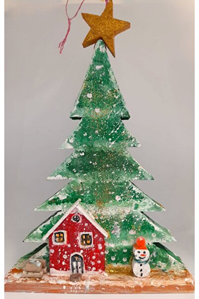 ELSA 🎄   قطعة ديكور خشبية لعيد الميلاد وزينة للباب