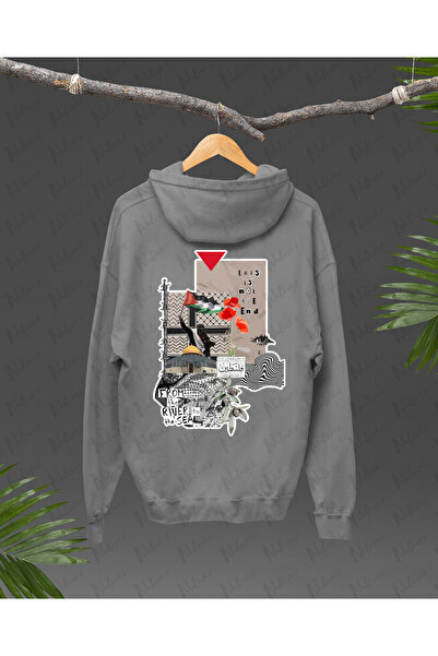 Nulivez هودي كبير الحجم للجنسين عالي الجودة مطبوع عليه تصميم فلسطين