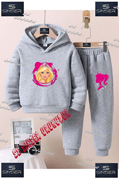 SS SİNSER Set de trening cu hanorac imprimat pentru copii, unisex, cu textul ...