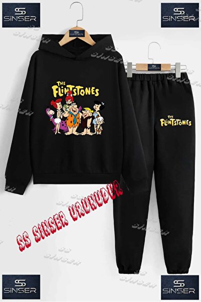 SS SİNSER Παιδικό Unisex Σετ Φούτερ με Στάμπα "TAS CIRCUIT CHARACTERS"