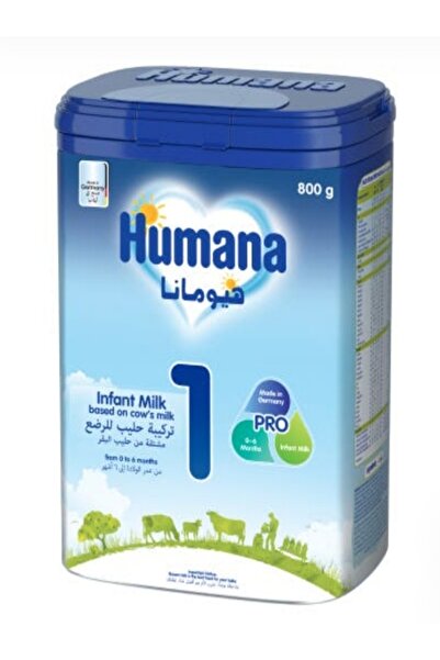 Humana 1 حليب أطفال بروبالانك خالي من الكائنات المعدلة وراثيًا 800 جرام