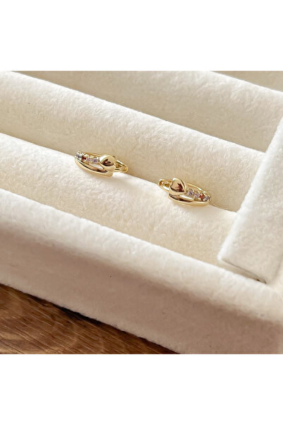 ATELİER GİZEM Xuping kararmaz gold çelik çocuk küpesi