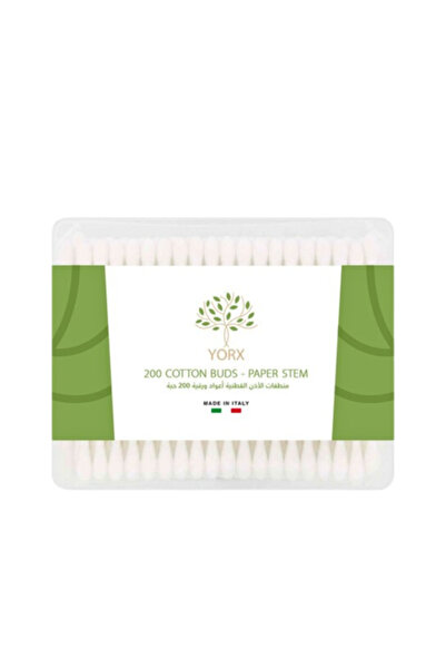 Yorx أعواد أذن قطنية - 200 قطعة