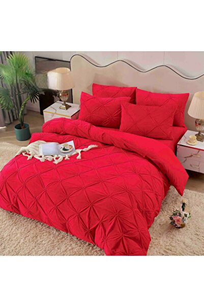 CHIRASO Velvet Pleated Linen, ELASTIC Sheet maximum 180x200cm, Duvet Cover 200x230, 2 Pillowcases