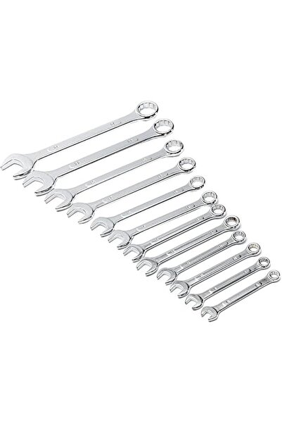Lawazim Combination Spanner Set - 12 Piece 8-24mm Ratcheting Wrench Kit with Case