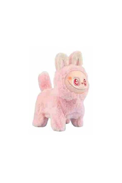 OEM Interactive Plush Toy, Labubu, walks, Light and Sound, random color, 3 years+