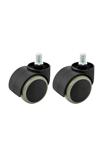 Lawazim عجلات بي إم بي سبلينت - قطعتان، مقاس ٢ بوصة، لون أسود، للطاولات، ووحد...