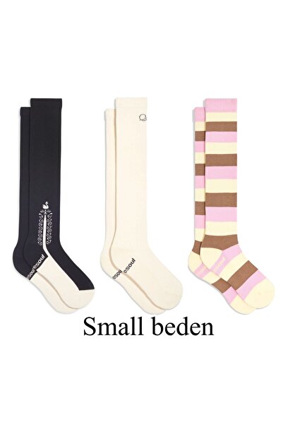 izaycollection 3' Pair of Knee-High Cotton Socks with Towel Bottom for Winter