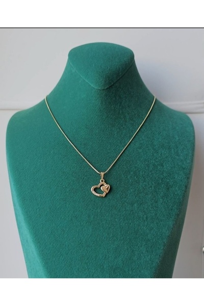 XUPING JEWELRY 14K RENK KALP UÇLU KOLYE 45CM