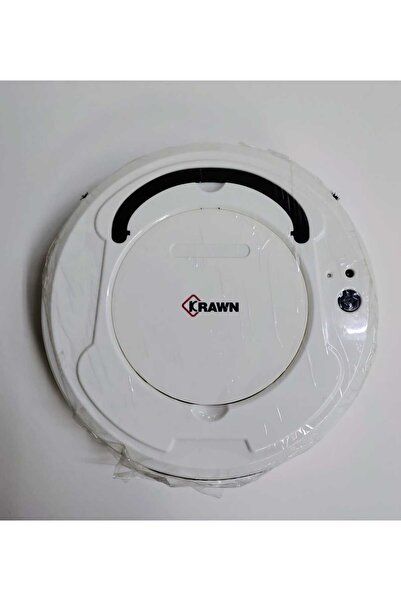 KRAWN مكنسة كهربائية روبوتية ذكية قابلة لإعادة الشحن بقوة 4 وات، KW-52103، أبيض