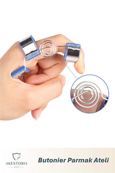 Akestoria Med Spring-Loaded Butonier Finger Splint