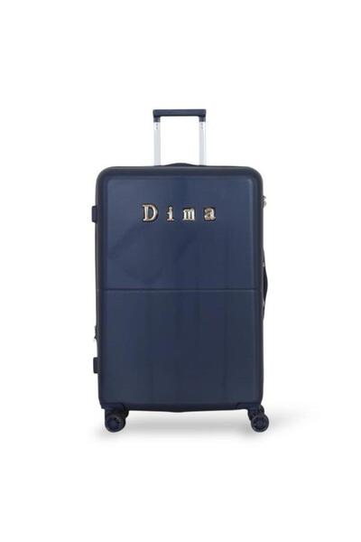 DİMA Dabash Travel Bag Set - 5 Pieces Includes 3 Trolley Bags and 2 Makeup Bags - Double Zipper Expansion