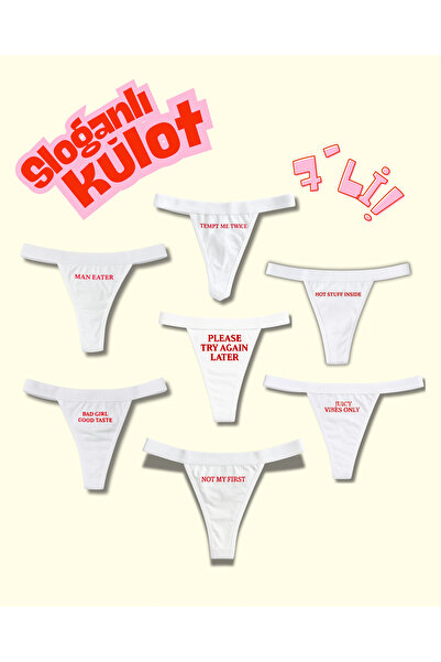 La Joie Sloganlı Külot Seti