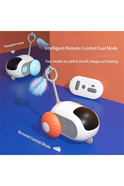 petgravity Interactive Smart Cat Toy with Remote Control Rechargeable Automatic Obstacle Avoidance Robot