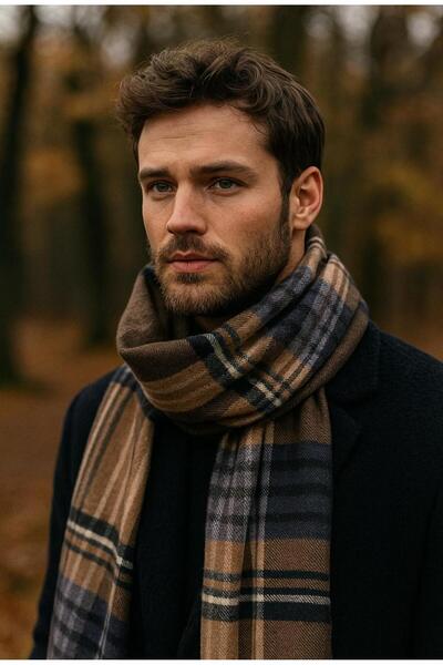 Wearflawless Men's Scarf, Winter Men's Scarf, Foulard, Father's Day Gift, Gift for Men