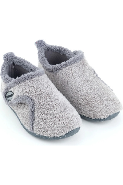 Behtah Kundura Unisex Children's Anti-Slip Sole Wool Velcro Slippers Cotton Lined Multi-Purpose School Nursery Booties Home Booties