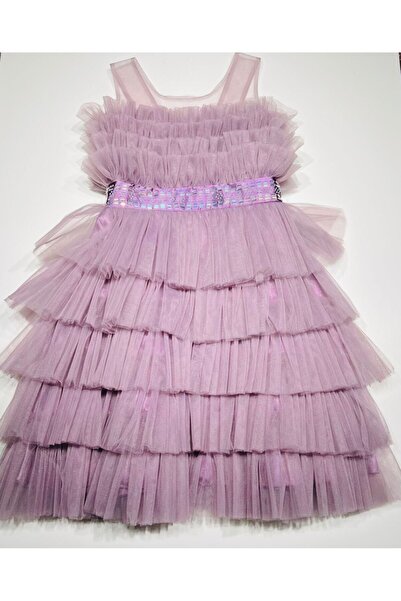 kent of kıds Tütü Etekli 8Yaş Kız Çocuk Abiye-Elbise