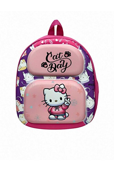 KumOziShop Kız Çocuk Cinnamoroll Kitty Anaokulu Günlük Kreş Çantası