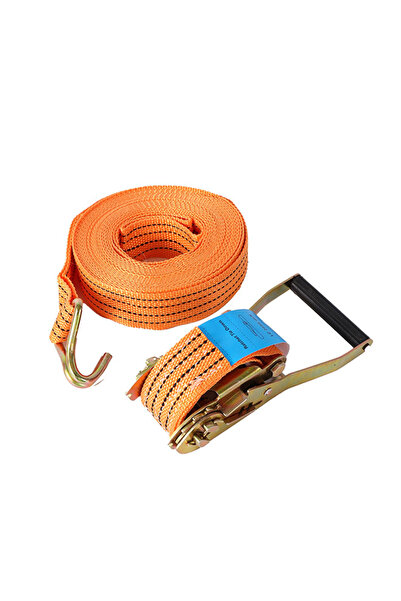 Lawazim Pro7 Cargo Lashing Ratchet Belt - 10m x 50mm (2 Inch) Polyester Tie-D...
