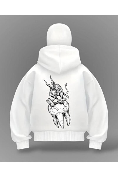 weywot Повна маска Devil Detail Oversize Hırka