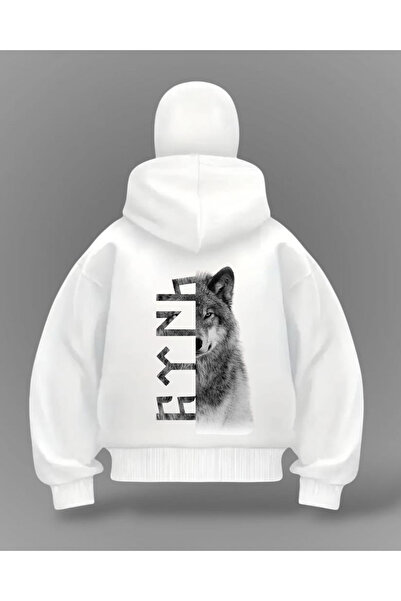 weywot Турецька вовча деталізована повна маска Oversize кардиган