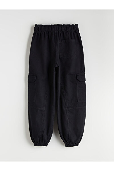 LC Waikiki Sparkling Choices from Shining Store | Girls' Cargo Jogger Pants with Elastic Waist