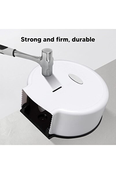 Generic Wall-Mounted Jumbo Toilet Paper Dispenser by BusoTh, Elegant No-Drill Waterproof Thick Commercial Ti