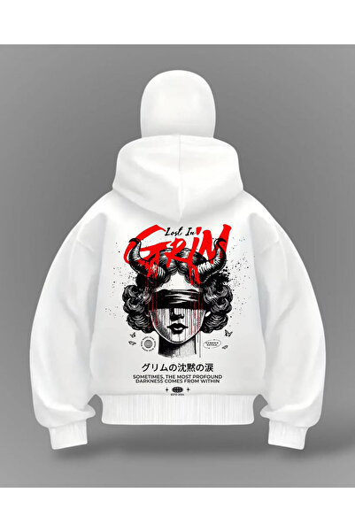 weywot Повна маска Grin Detail Oversize Hırka