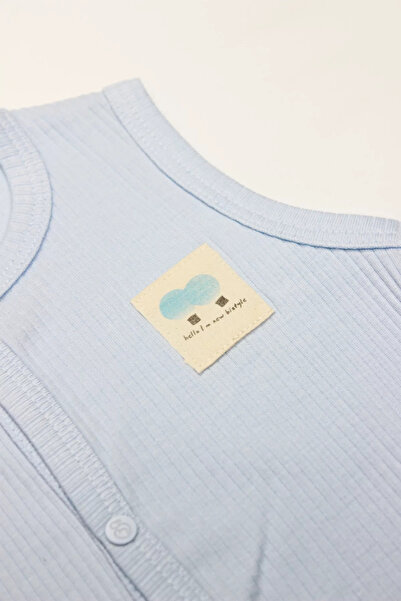 Bistyle Modal Flying Balloons Baby Vest Bs18110 Blue