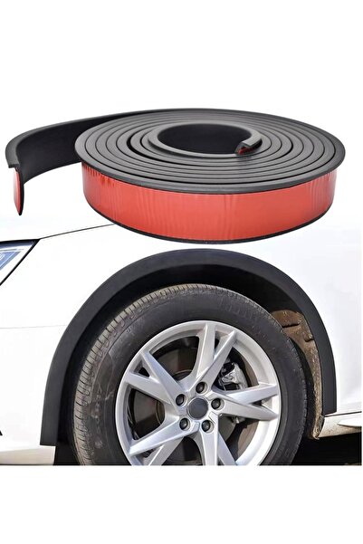 Lumi LUXURY Set 4 ornamente protectie aripa din cauciuc 1,6mx3cm culoare Neagra