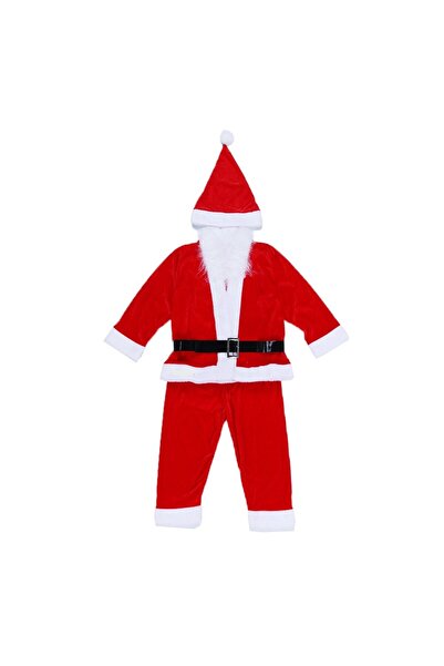 OEM Santa Claus Costume for Boys, 4-6 years, 5 pieces, Velvet