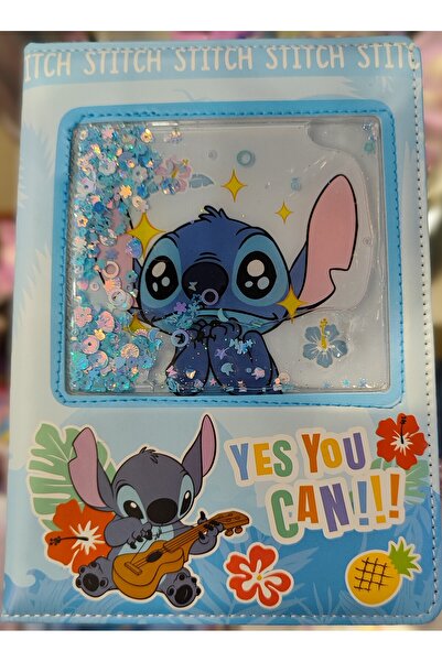 ada çanta kırtasiye Stitch Figured Water Cover A5 Size Multi-Purpose Lined Notebook Ad33418