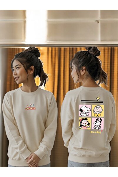 ArtYus Mânecă lungă unisex Hot Wells Transfer cu imprimeu guler rotund piese Swea tricou