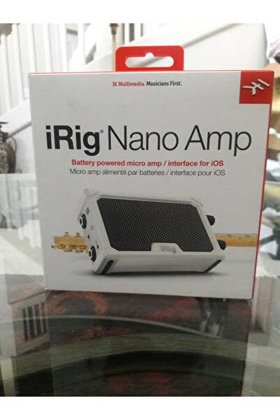 IK Multimedia iRig Nano Amp - مضخم صوت صغير يعمل بالبطارية وواجهة للأجهزة الم...