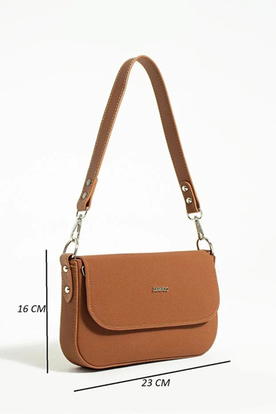 Just Polo حقيبة يد وكتف نسائية أصلية من JP POLO مكونة من 5 أقسام مقاس: 23 × 1...