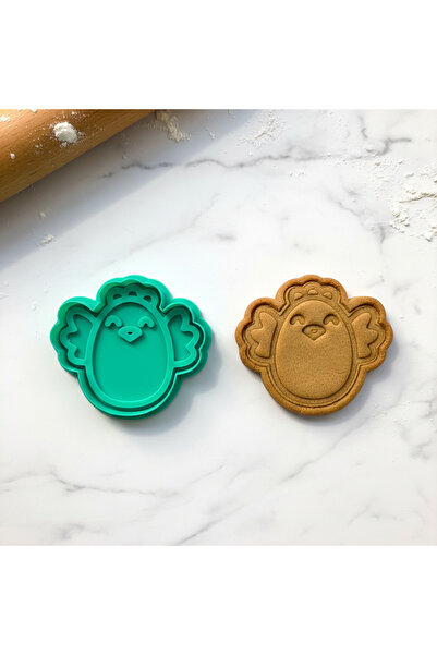 Craftelle مجموعة قوالب وبطاقات ختم على شكل طائر (كتكوت) لطيف |   حفل استقبال ...