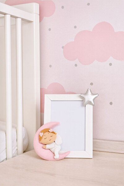 Leobabyroom Baby Room Photo Frame - Sleeping Angel Themed Decorative Gift Design Frame