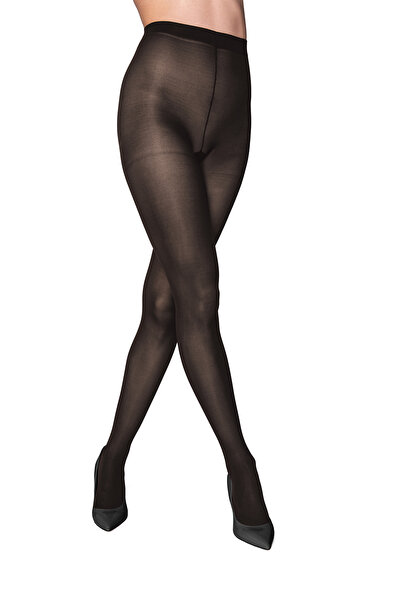 PETRA-ELISA Γυναικείο Καλσόν Μικροΐνα 50 DEN Delia, Μαύρο, XL