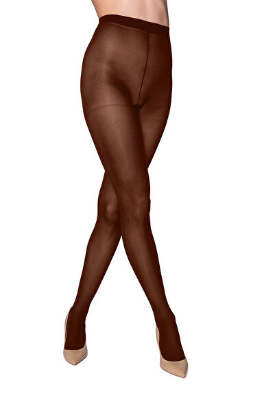 PETRA-ELISA Γυναικείο Καλσόν Μικροΐνα 50 DEN Delia, Καφέ, L