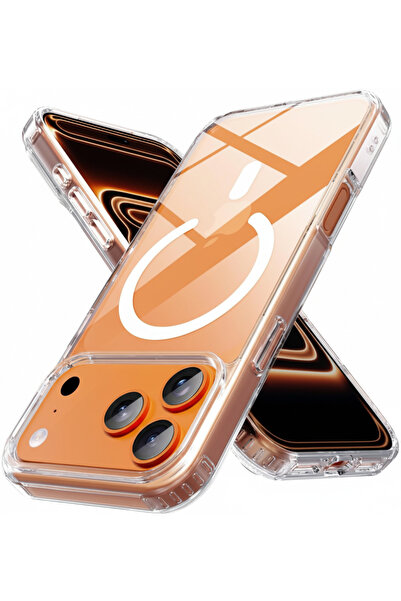 Rivor Apple iPhone 17 Pro Kılıf Magsafe Wireless Kablosuz Şarj Destekli Sert ...